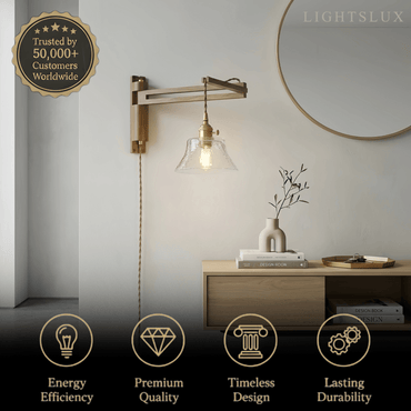 Irondale Vintage Conical Wall Lamp