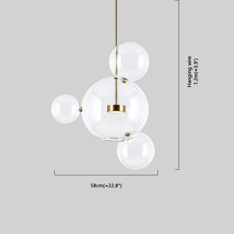 Modern Pendant Light Bubble Size-2
