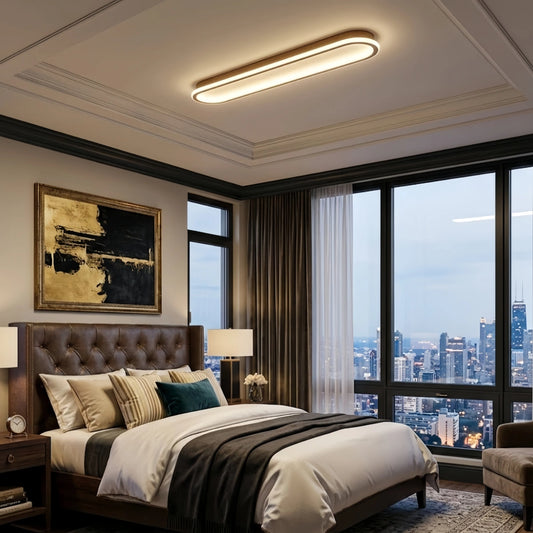 Arcato Minimalist Ceiling Light – Bedroom