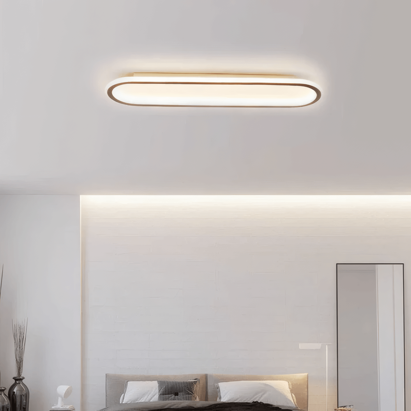 Minimalist Black Ceiling Light Bedroom