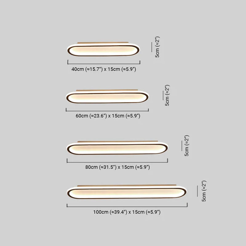 Minimalist Ceiling Light Size