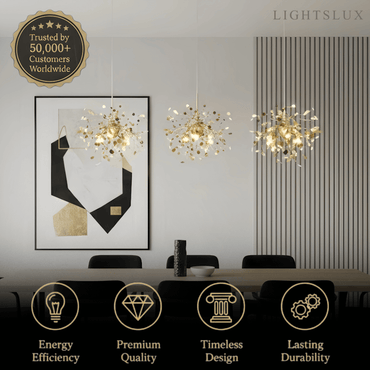 Excelis Art Deco Cluster Chandelier