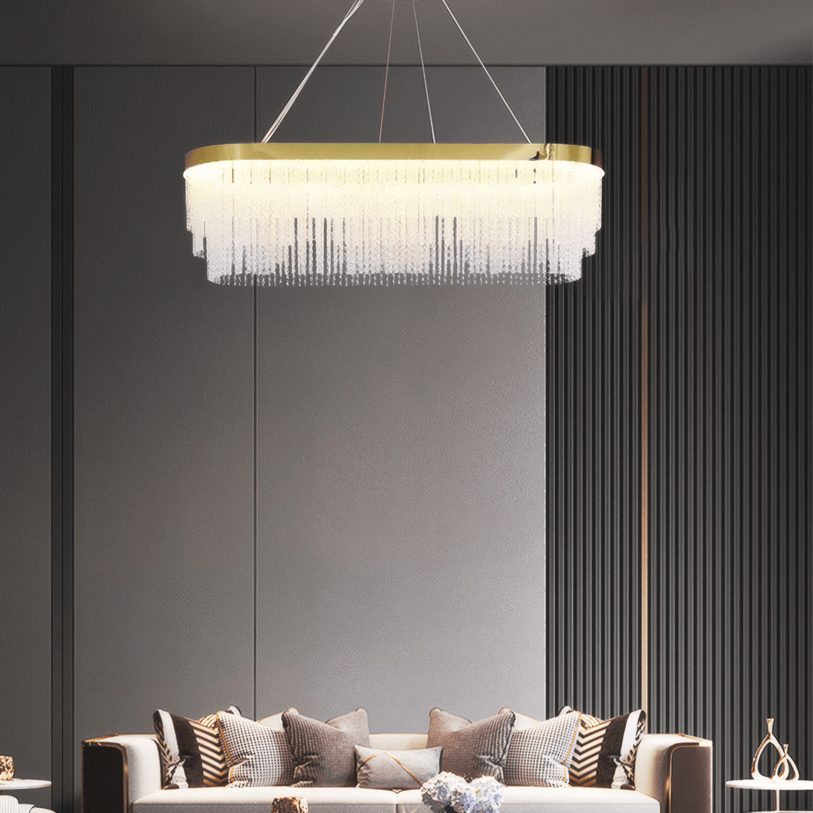 Excelis Royal Crystal Pendant Light -Bedroom/Dining room