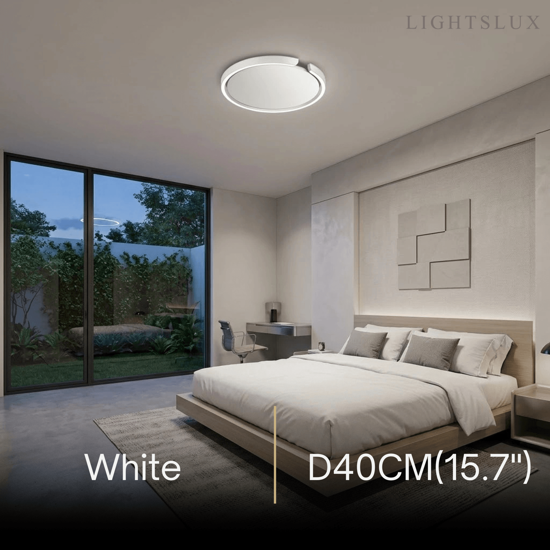 Embrace Modern Round LED Ceiling Light