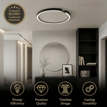 Embrace Modern Round LED Ceiling Light