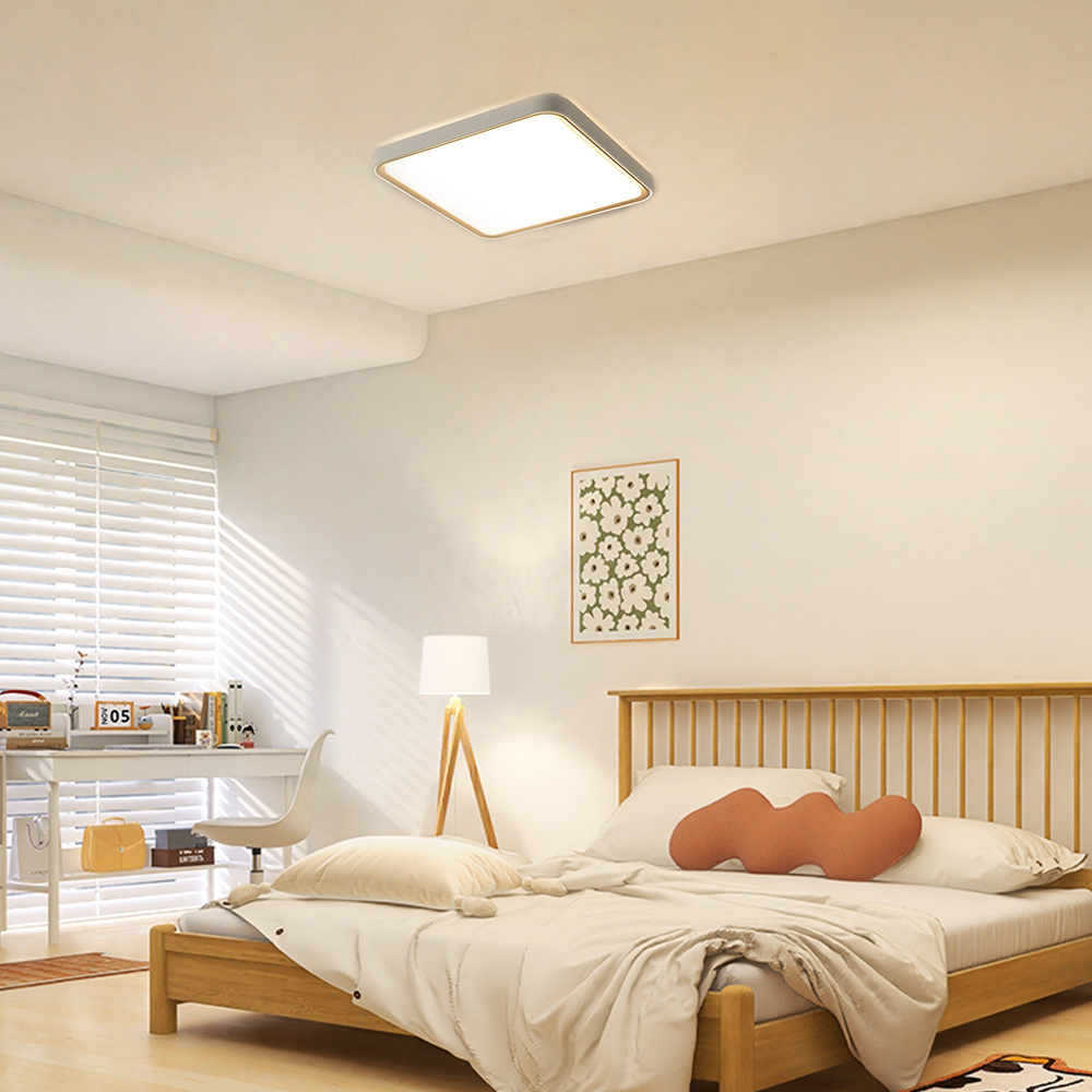 Ceiling Light – Metal Frame Bedroom