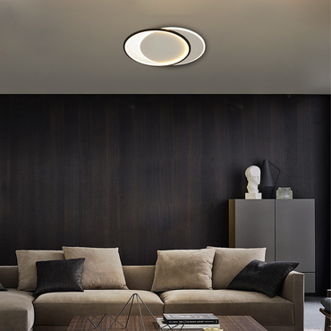 Ceiling Light – Metal & Acrylic Geometric Design for Living Room