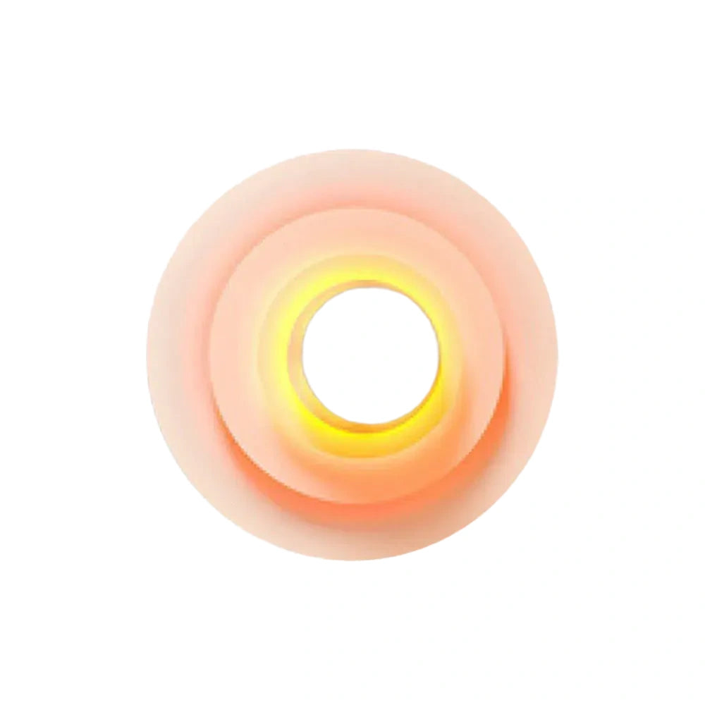 Morandia Morandi Metal Wall Lamp - Blue/Pink/Yellow Round Design for Living Room
