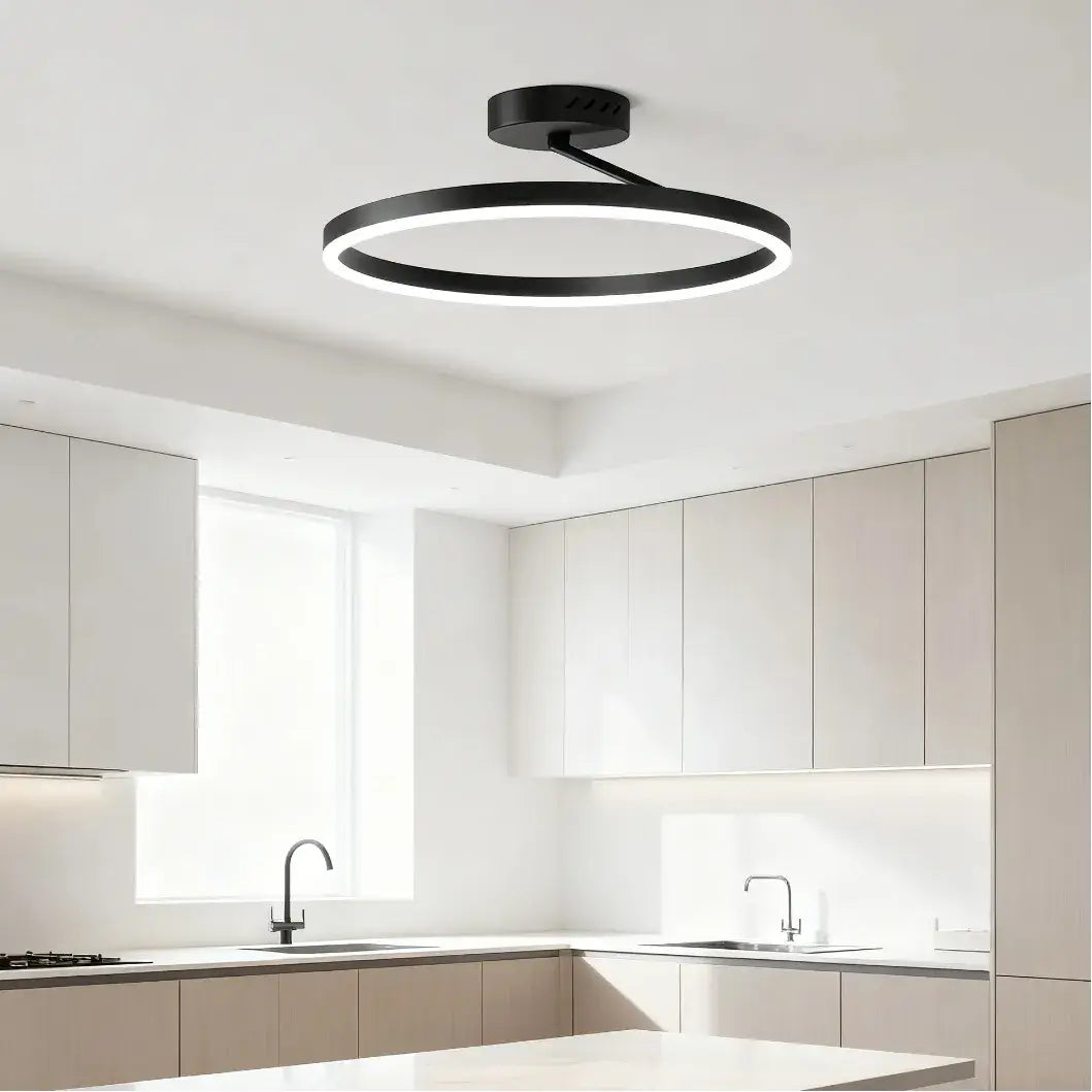 Modern Circular Flush Mount Ceiling Light