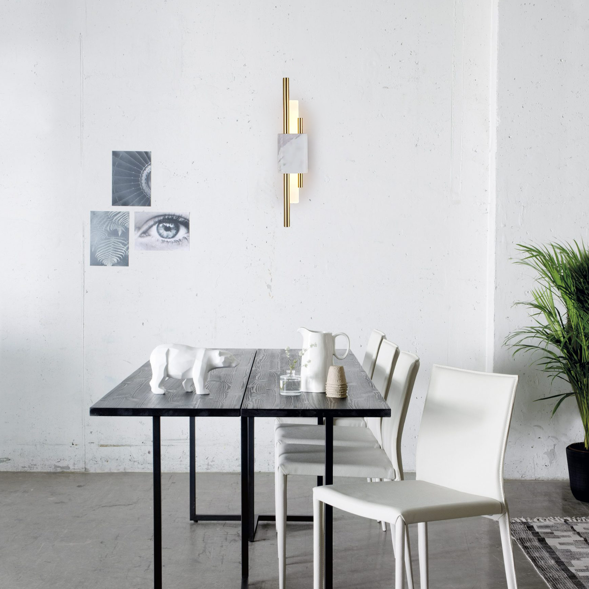Modern Cylindrical Wall Lamp – Metal Bedroom