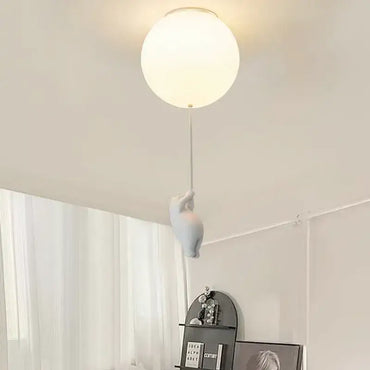 Modern Balloon Bear Ceiling Light for Living Room