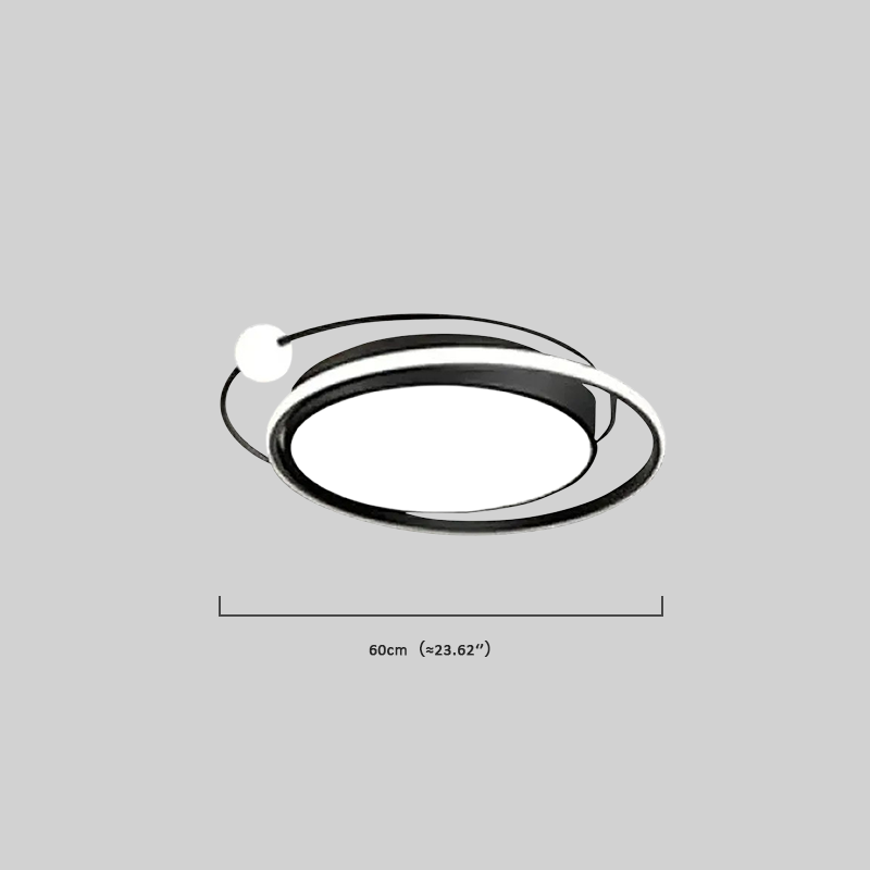 Modern Planet Ceiling Light Dimension