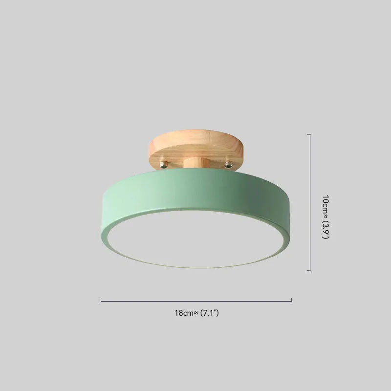 Ceiling Light Wood Acrylic Bedroom