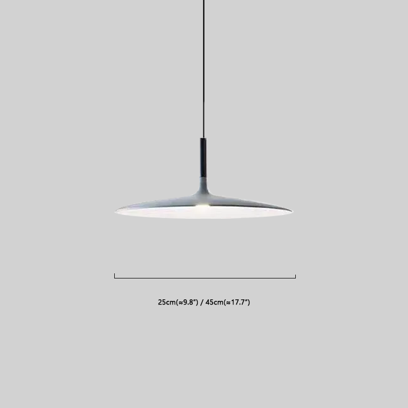 Industrial Pendant Light Flying for Saucer Size
