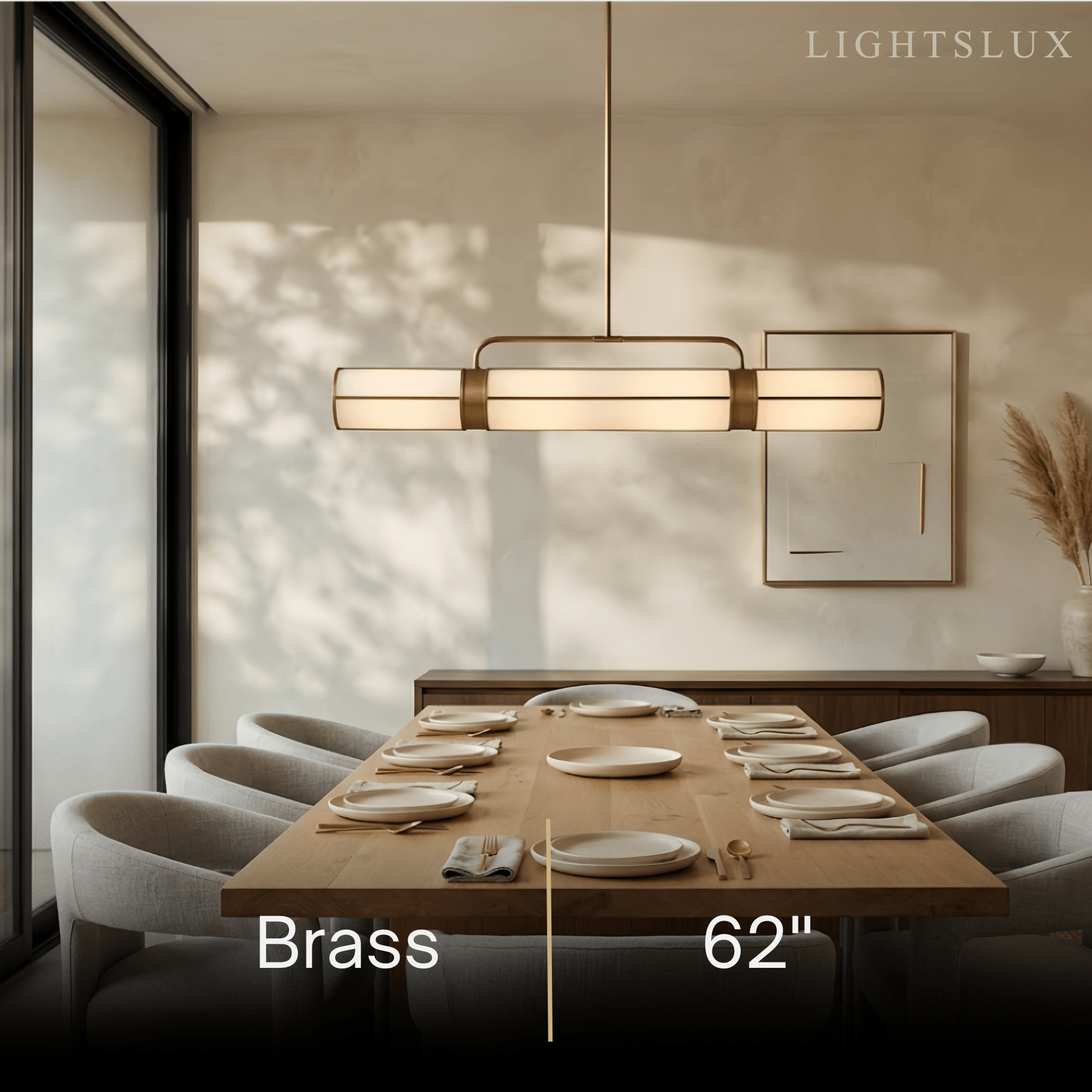 Modern Industrial Linear Pendant Light