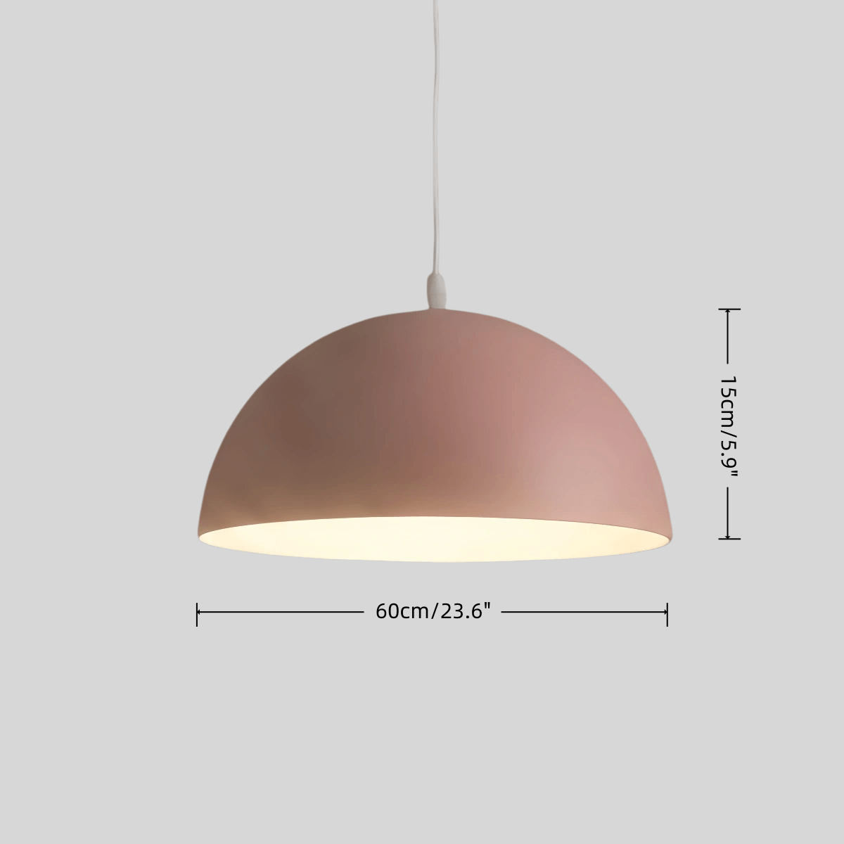 Morandia Minimalist Pendant Light -- Aluminum