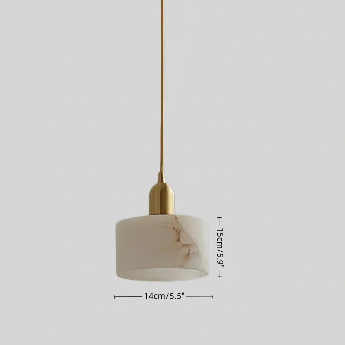 Modern Alabaster Pendant Light