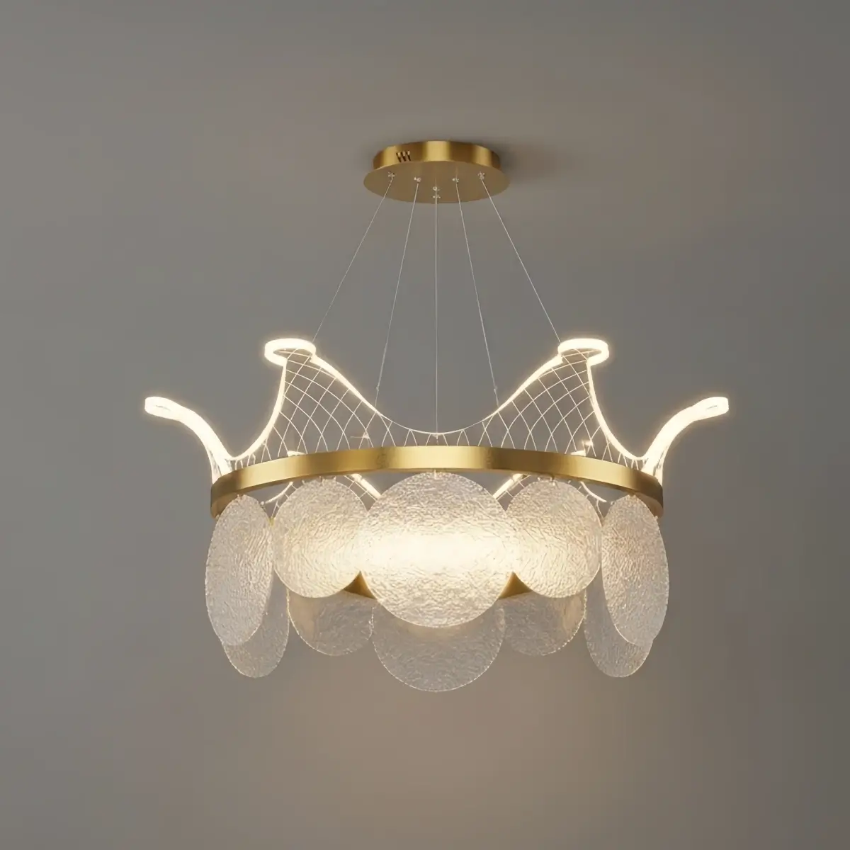 Modern Gold Chandelier