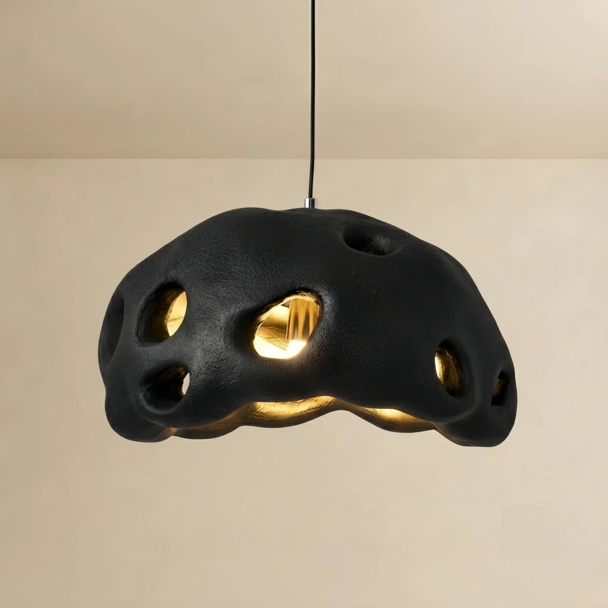 Sandora Modern Pendant Light – Resin White/Beige/Grey/Black for Living Room