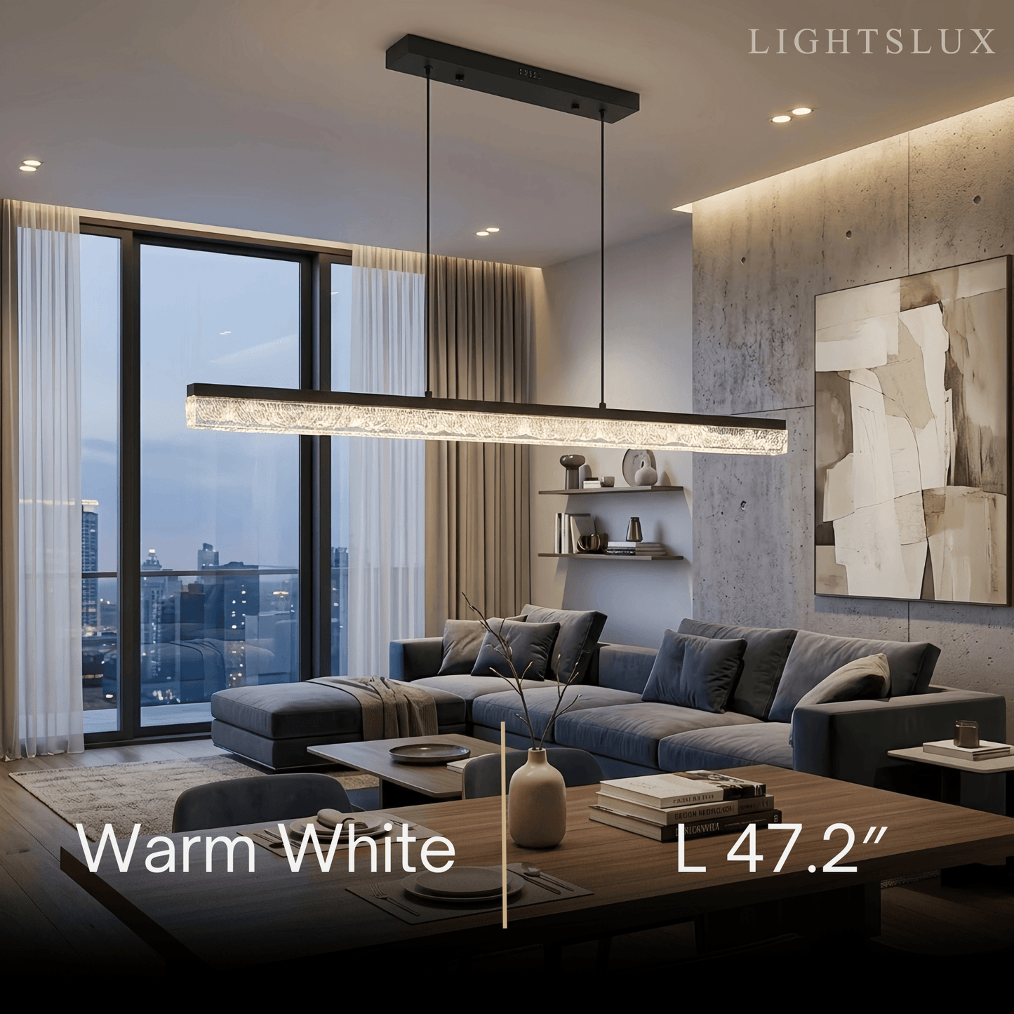 Vivara Minimalist Linear Pendant Light