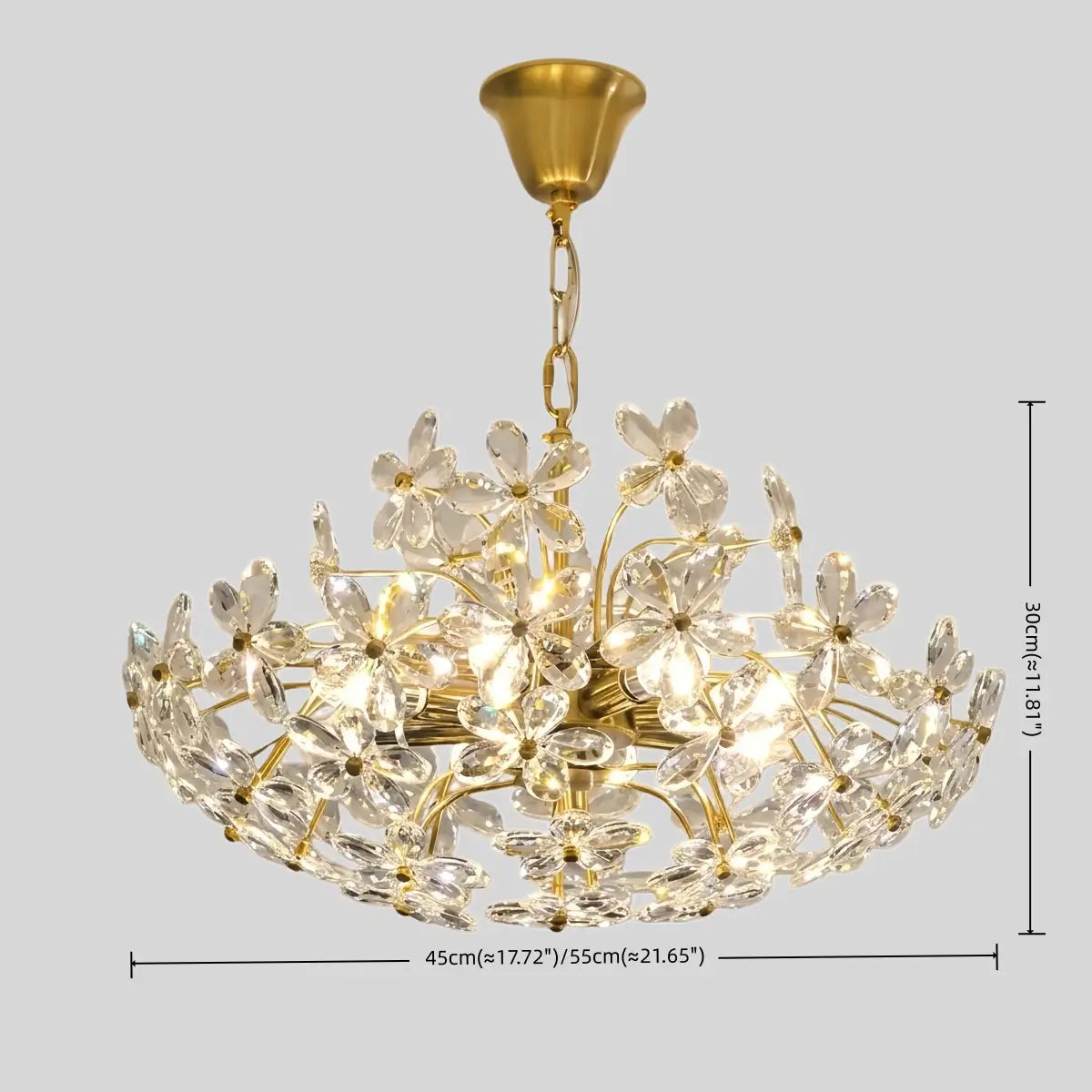 Velora Modern Crystal Pendant Light