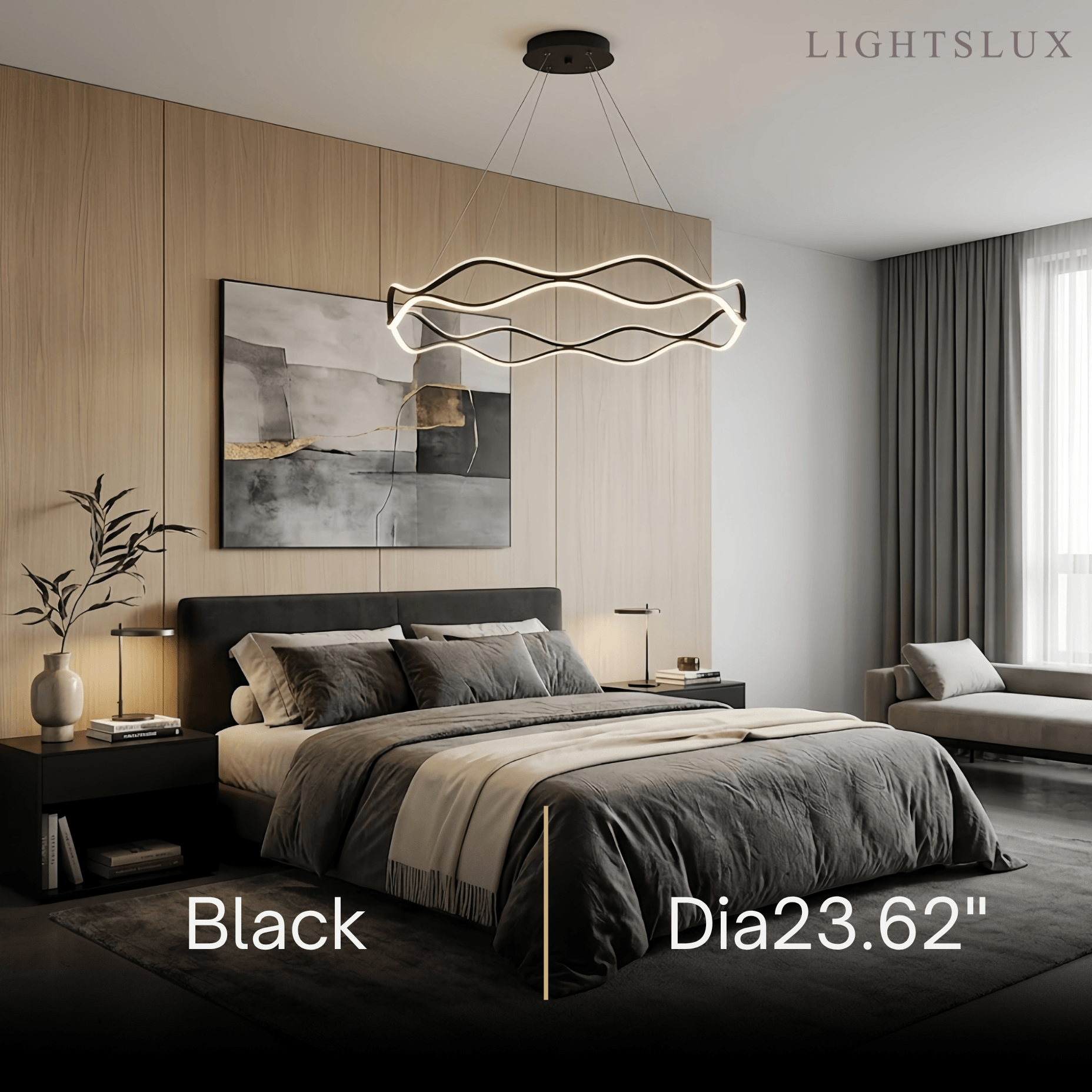 Arcato Modern Copper Chandelier