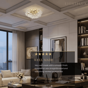 Excelis Elegant Semi-Flush Ceiling Light