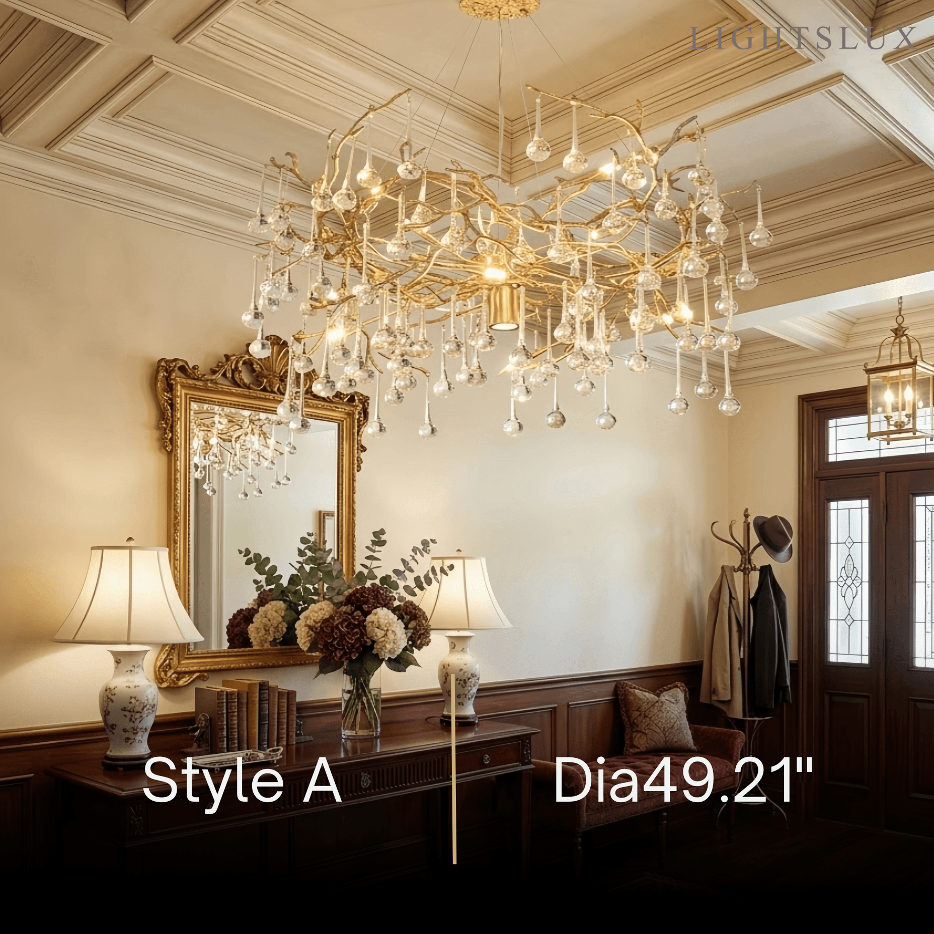 Excelis Luxury Branch Chandelier