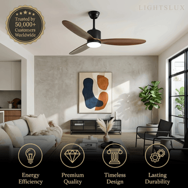 Vivara Minimalist Ceiling Fan Light