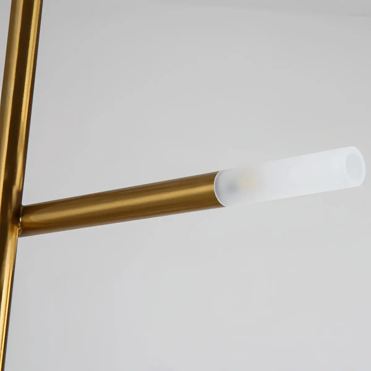 Modern Stick Chandelier -- Metal Gold or Black