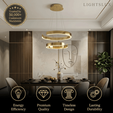 Vivara Modern Tiered Circular Chandelier