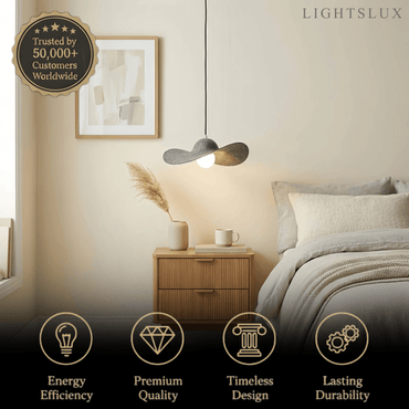 Nordic Felt Pendant Light -- Grey