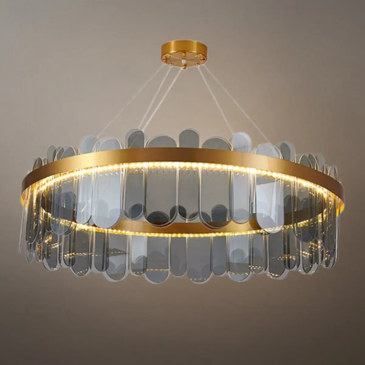 Elegant_Circular_Glass_Chandelier_--_Gold