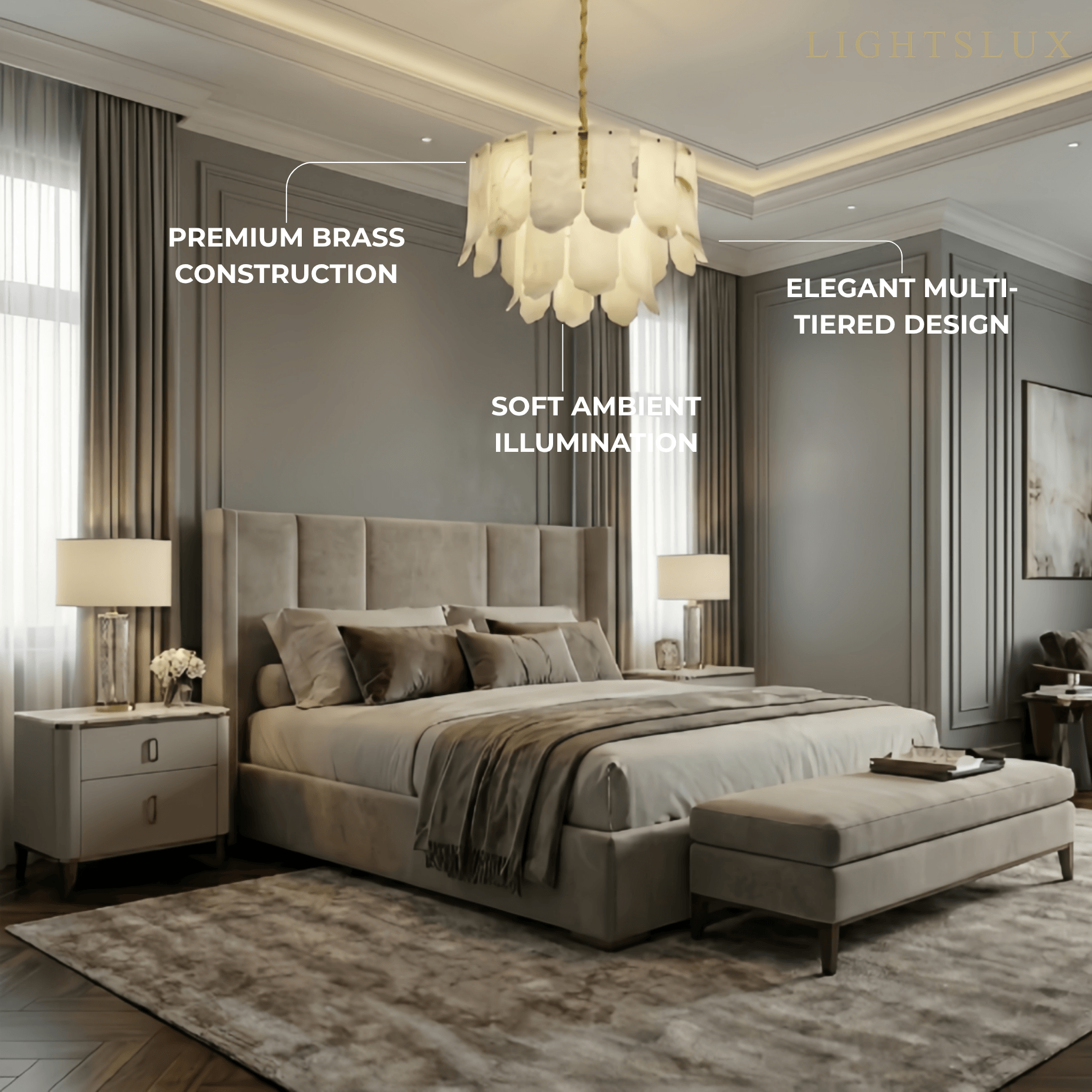 NW314 Alba Modern Luxury Chandelier