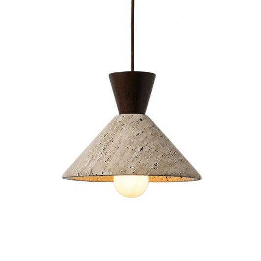 Strata Modern Travertine Pendant Lamp