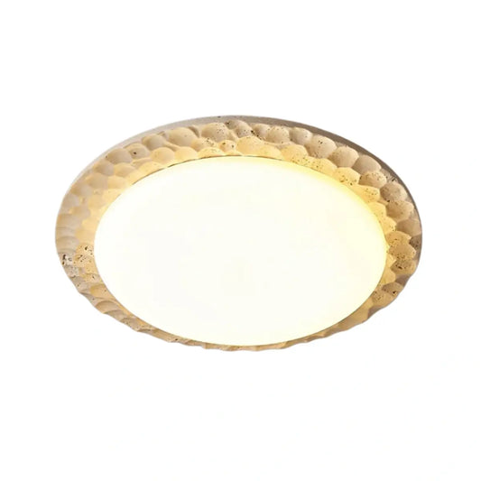 Strata Natural Travertine Ceiling Light