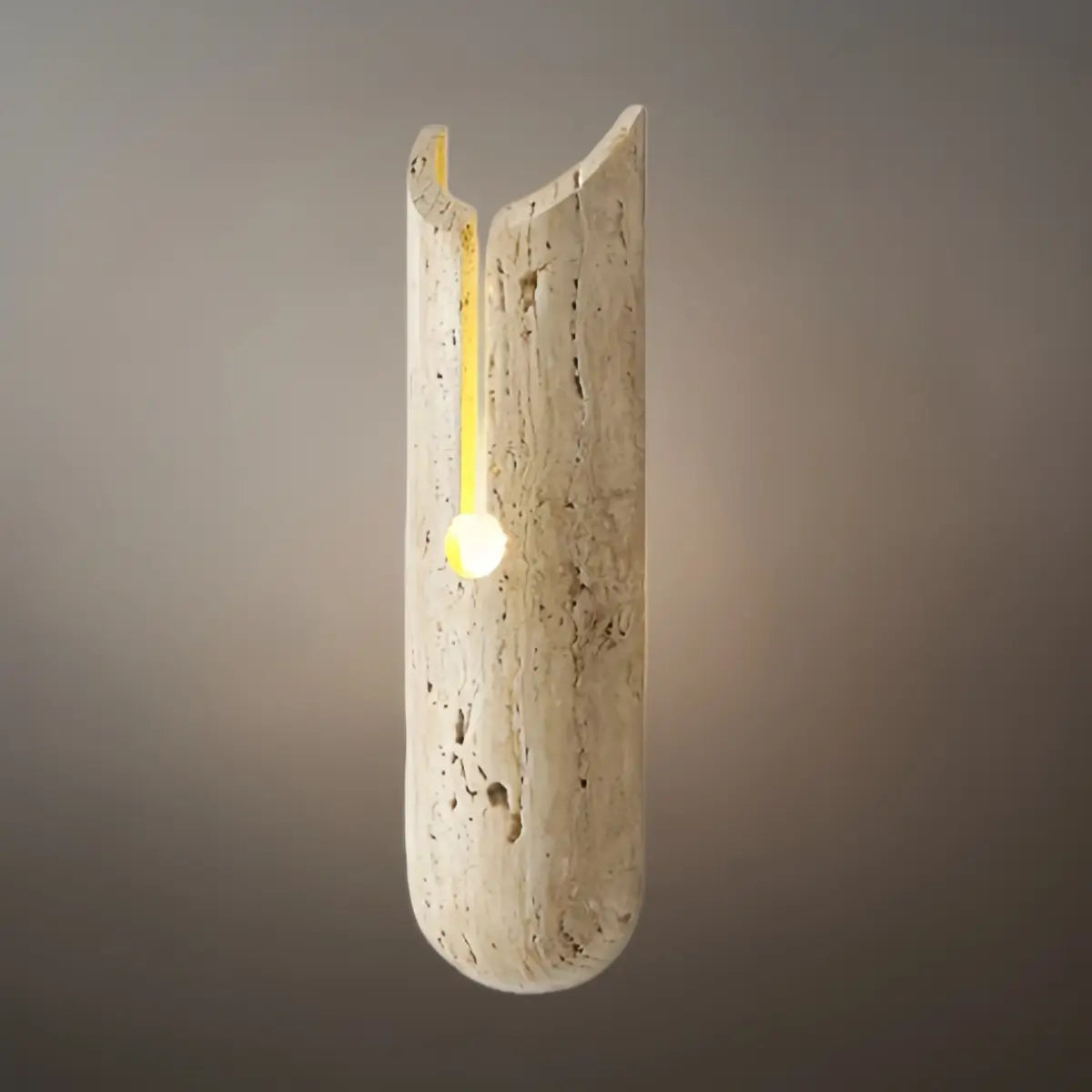 Strata Natural Travertine Wall Light
