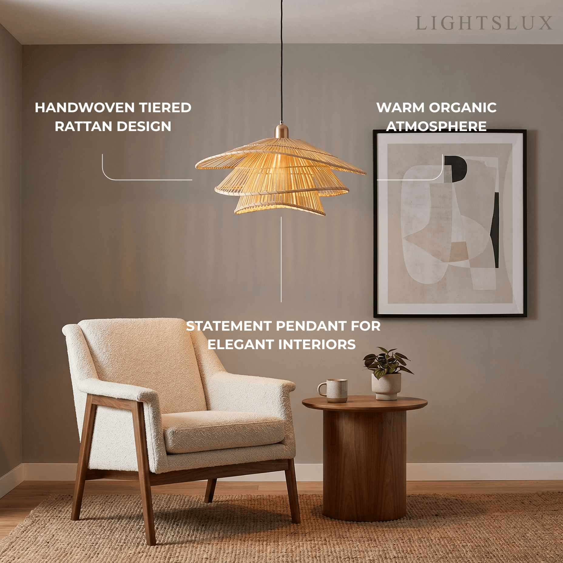 Bamburo Natural Weaver Pendant Lamp