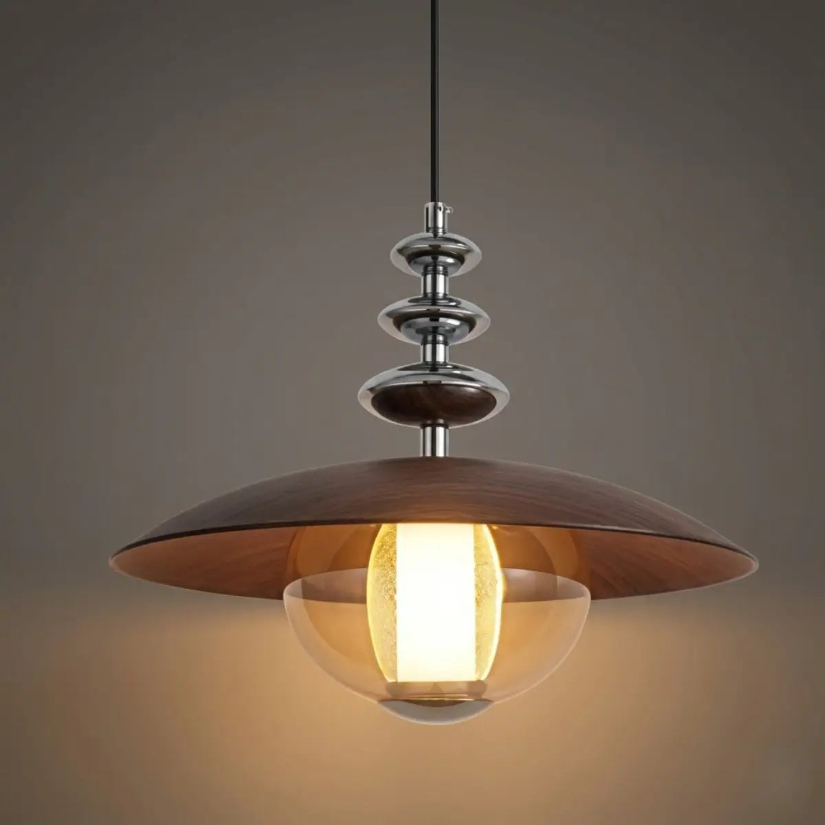 Irondale Vintage French Cream Ceiling Light -- Glass & Iron for Hallway
