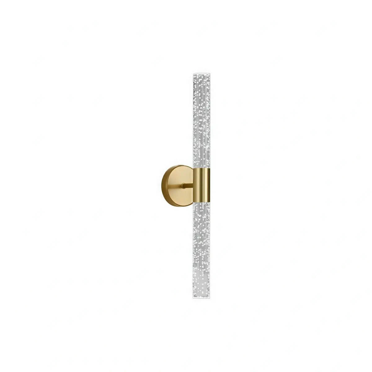 Lunara Modern Wall Lamp -- Iron & PVC Gold for Hallway