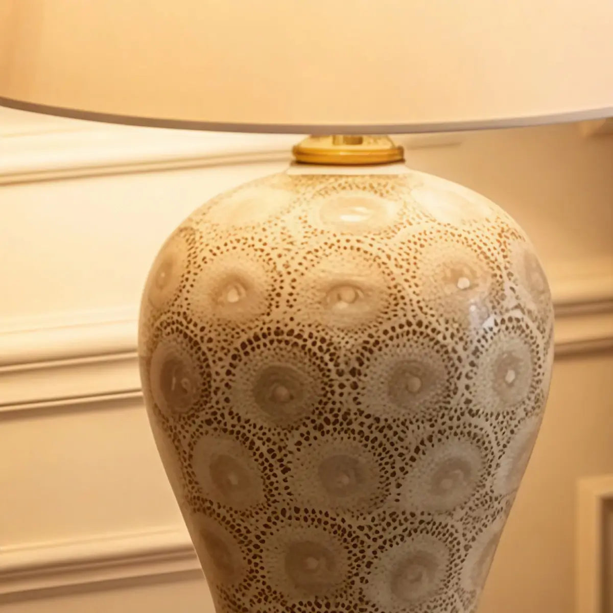 Irondale Vintage Table Lamp--Ceramic for Dining Room