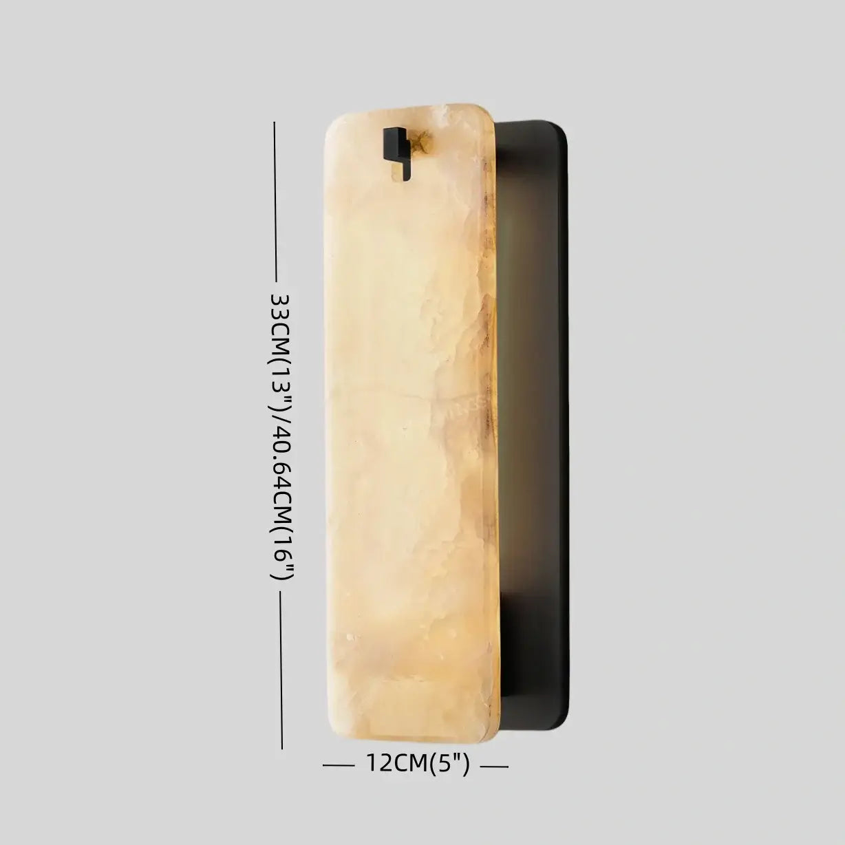 Aplique de pared Excelis Luxury Alabaster para salón/comedor