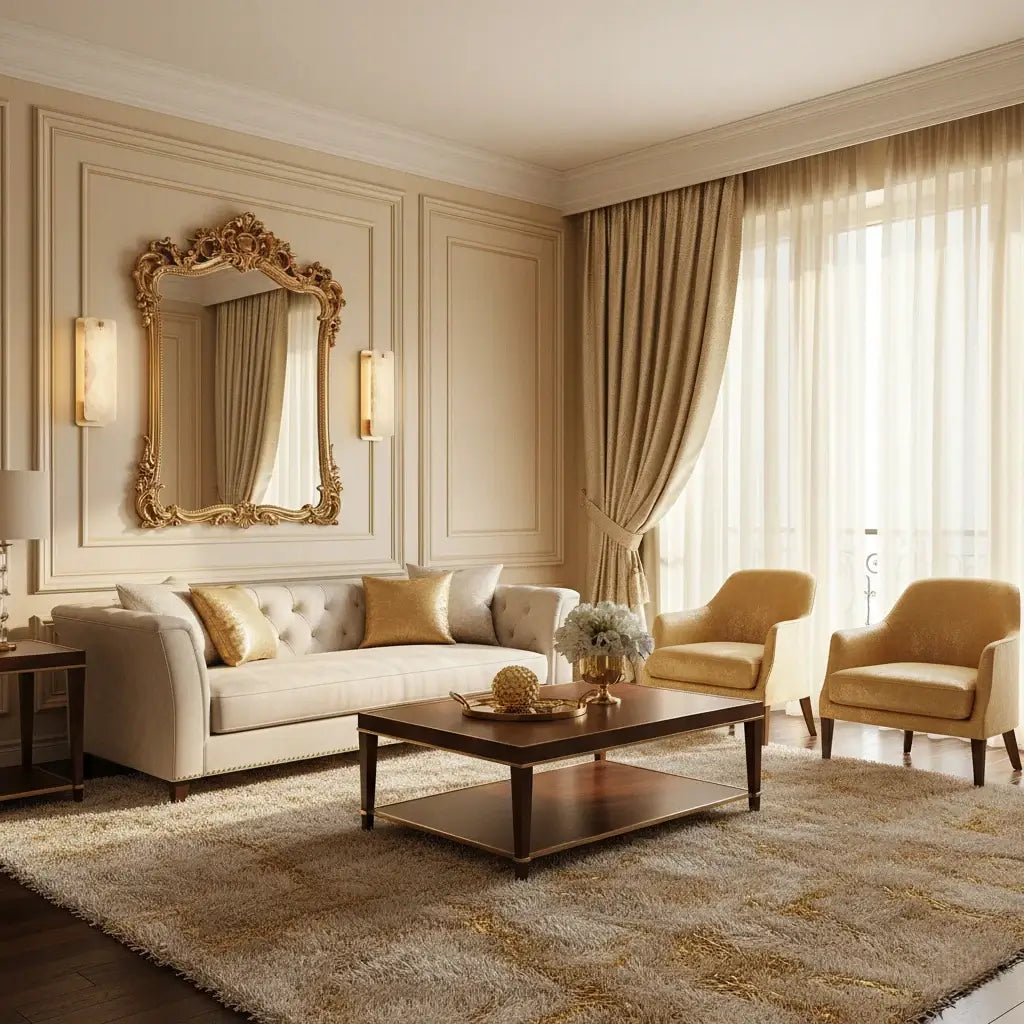 Aplique de pared Excelis Luxury Alabaster para salón/comedor