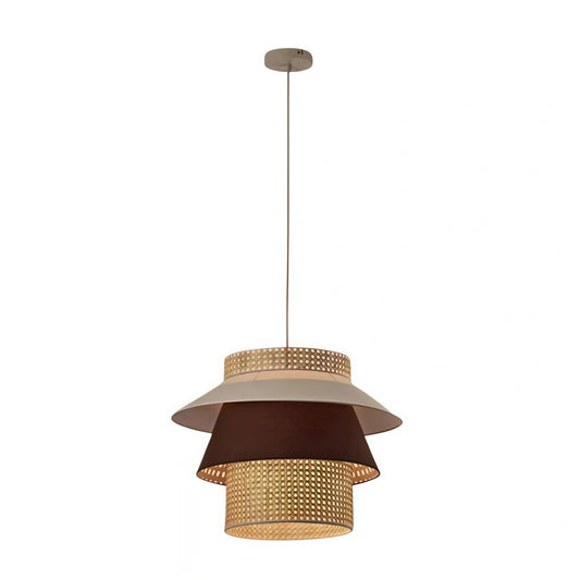 Bamburo Farmhouse Cylinder Pendant Lamp