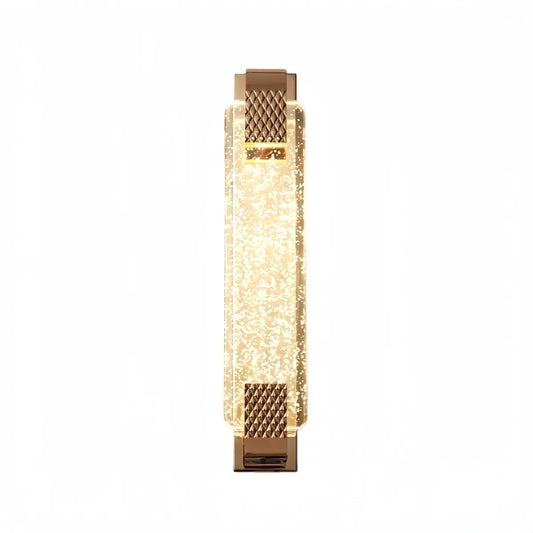 Luxury Wall Lamp – Gold Crystal Rectangular Bedroom