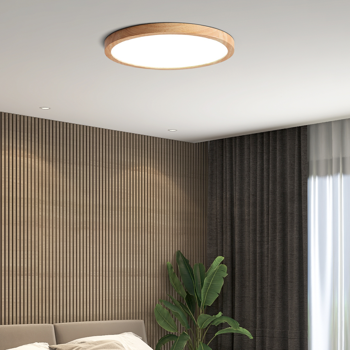Modern Ceiling Light Round for Bedroom