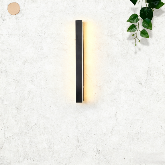 Minimalist Linear Outdoor Wall Lamp with – Waterproof Light