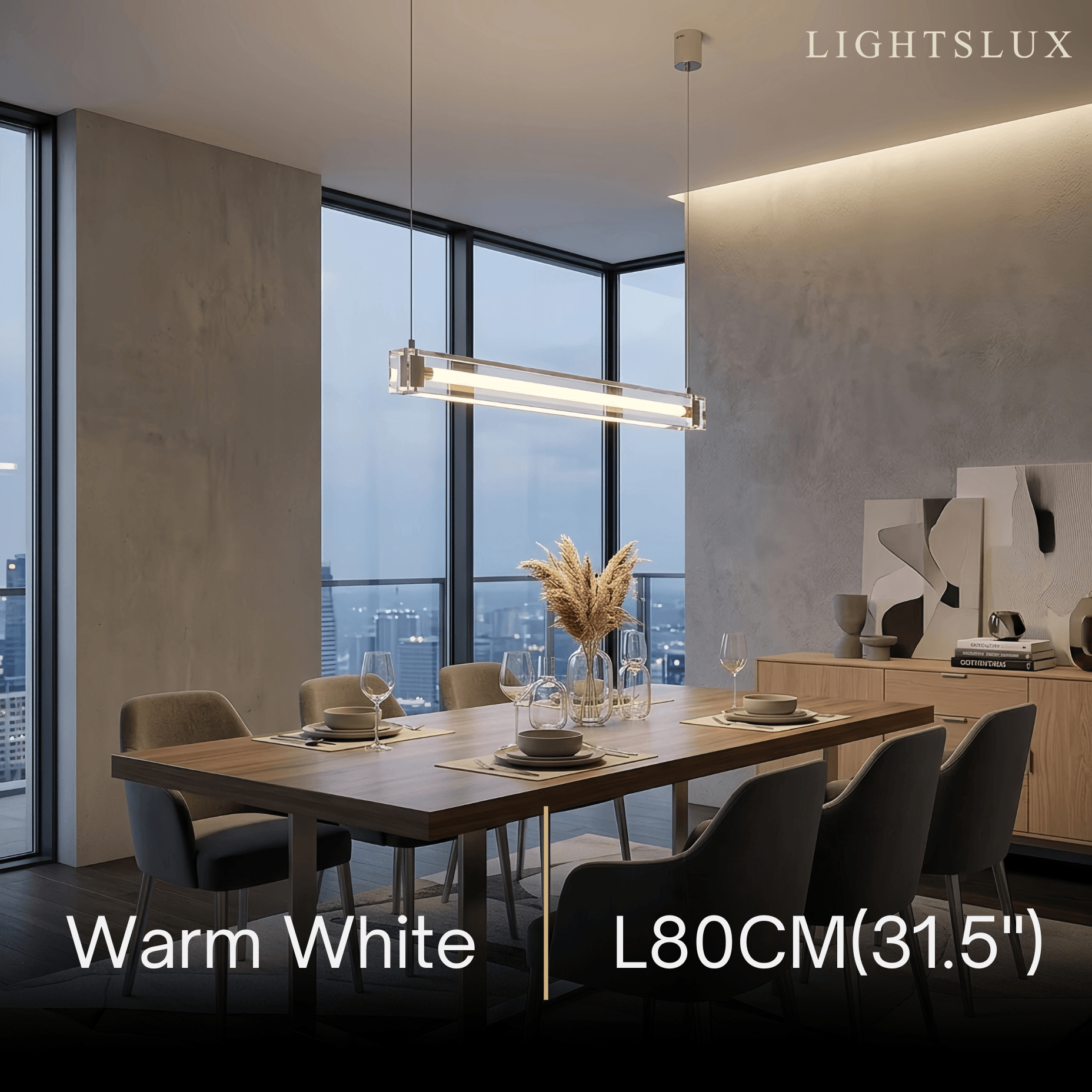 Arcato Minimalist Linear Pendant Light