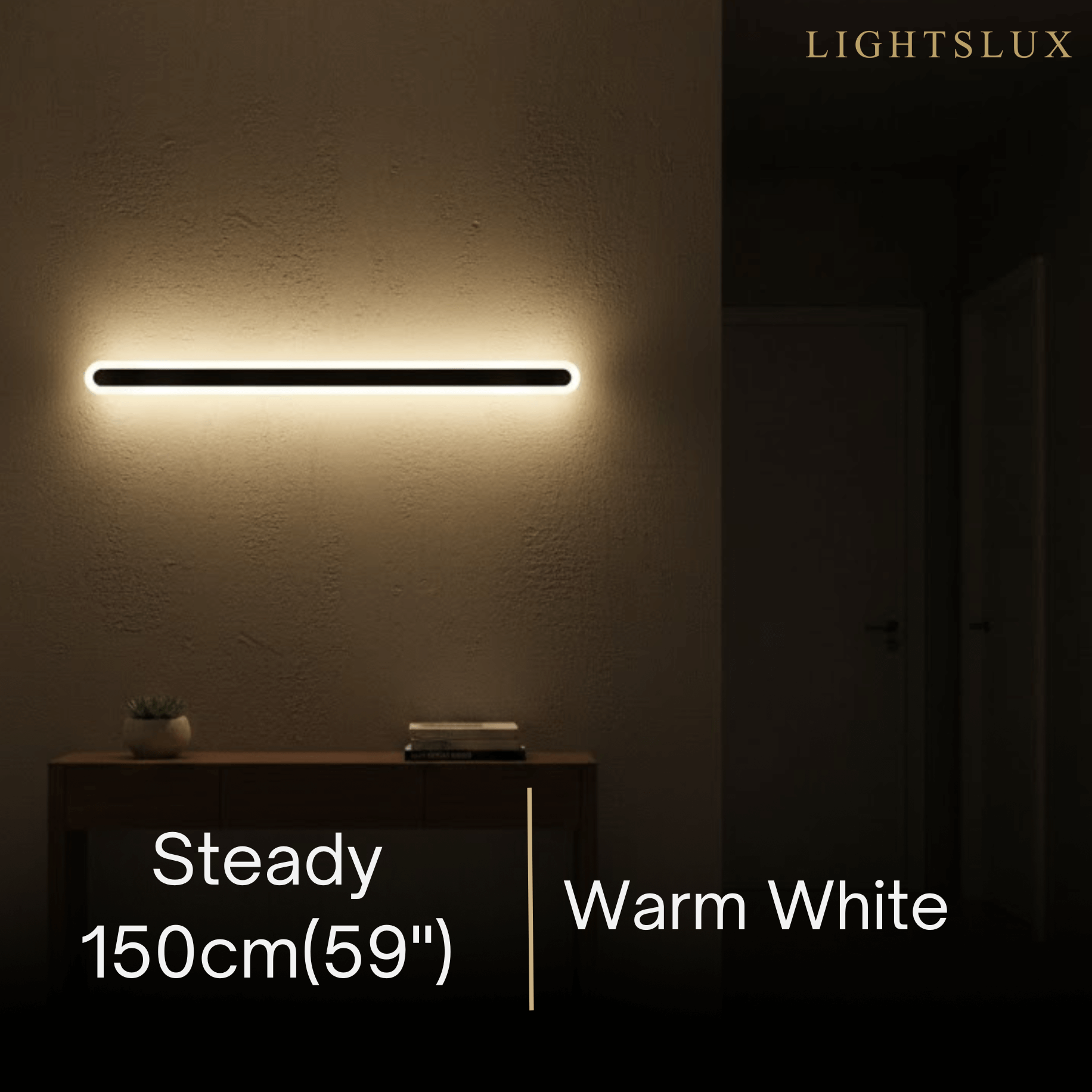 Arcato Modern Linear Outdoor Wall Lamp – Sensor Light for Indoor/Outdoor
