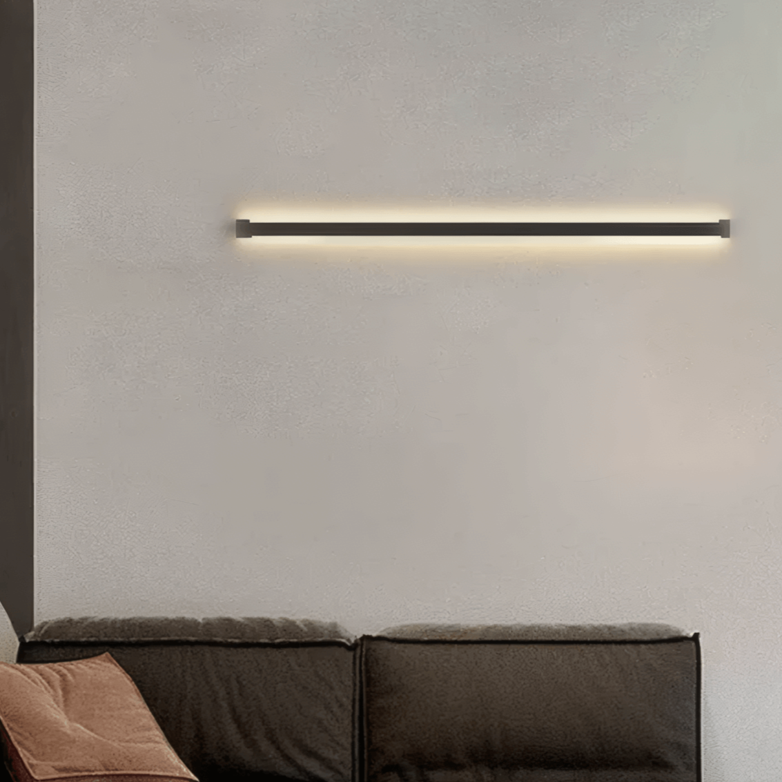 Modern_Wall_-_Mounted_Lamp_Above Sofa Living Room